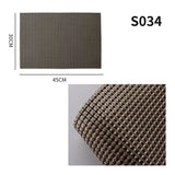 Placemats Set of 10. PVC dining mats. - Vortex Diamond