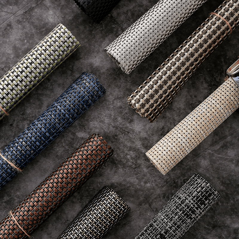 Placemats Set of 10. PVC dining mats. - Vortex Diamond