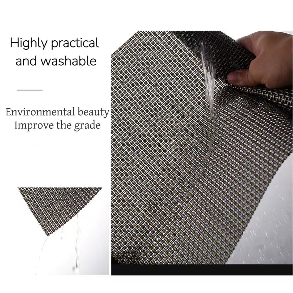 Placemats Set of 10. PVC dining mats. - Vortex Diamond