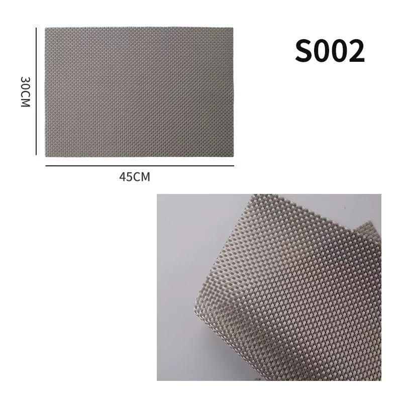 Placemats Set of 10. PVC dining mats. - Vortex Diamond