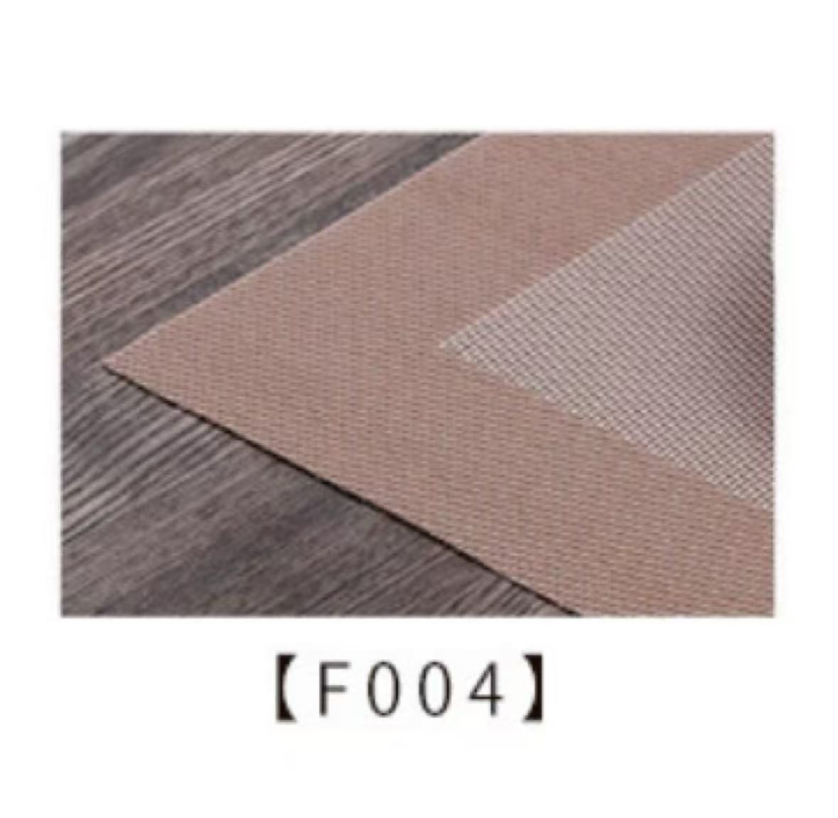 Placemats Set of 4. High end European style PVC dining mat - Vortex Diamond