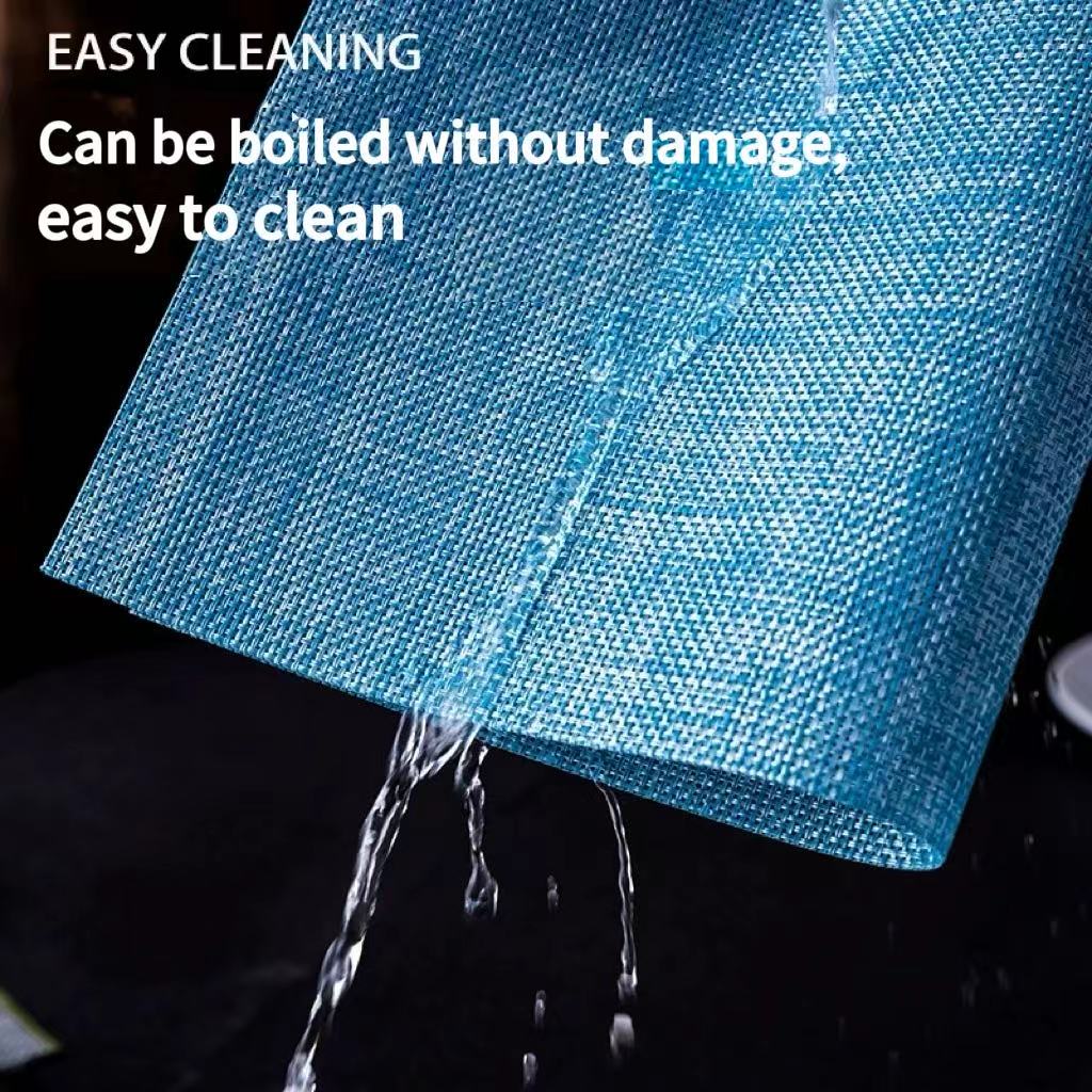 Placemats Set of 4. High end European style PVC dining mat - Vortex Diamond