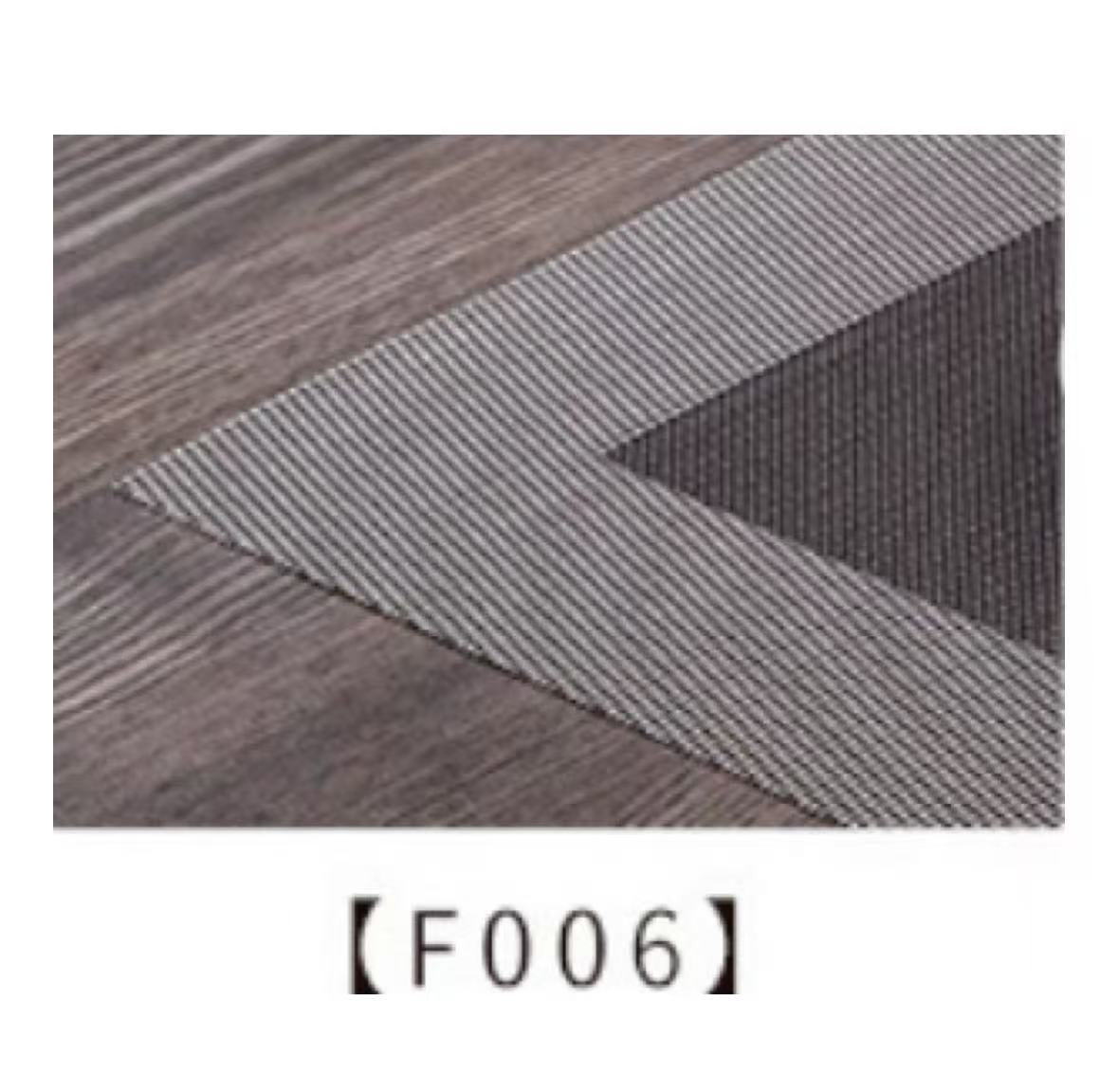 Placemats Set of 4. High end European style PVC dining mat - Vortex Diamond