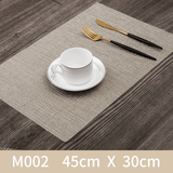 Placemats Set of 4.PVC Hemp - like Placemat - Vortex Diamond