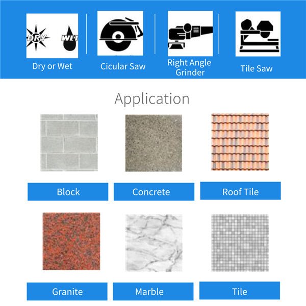 10 Diamond Blade Dry General Purpose On Meter Saw Bulk Package - Vortex Diamond