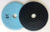 5 Inch Wet Resin Bond Diamond Polishing Pads for Stone Polishing Restoring Grinding and Shaping - Vortex Diamond