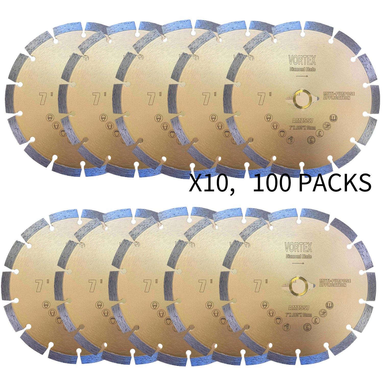 7 Inch Diamond Circular Saw Blades For Concrete Brick and Stone. - Vortex Diamond