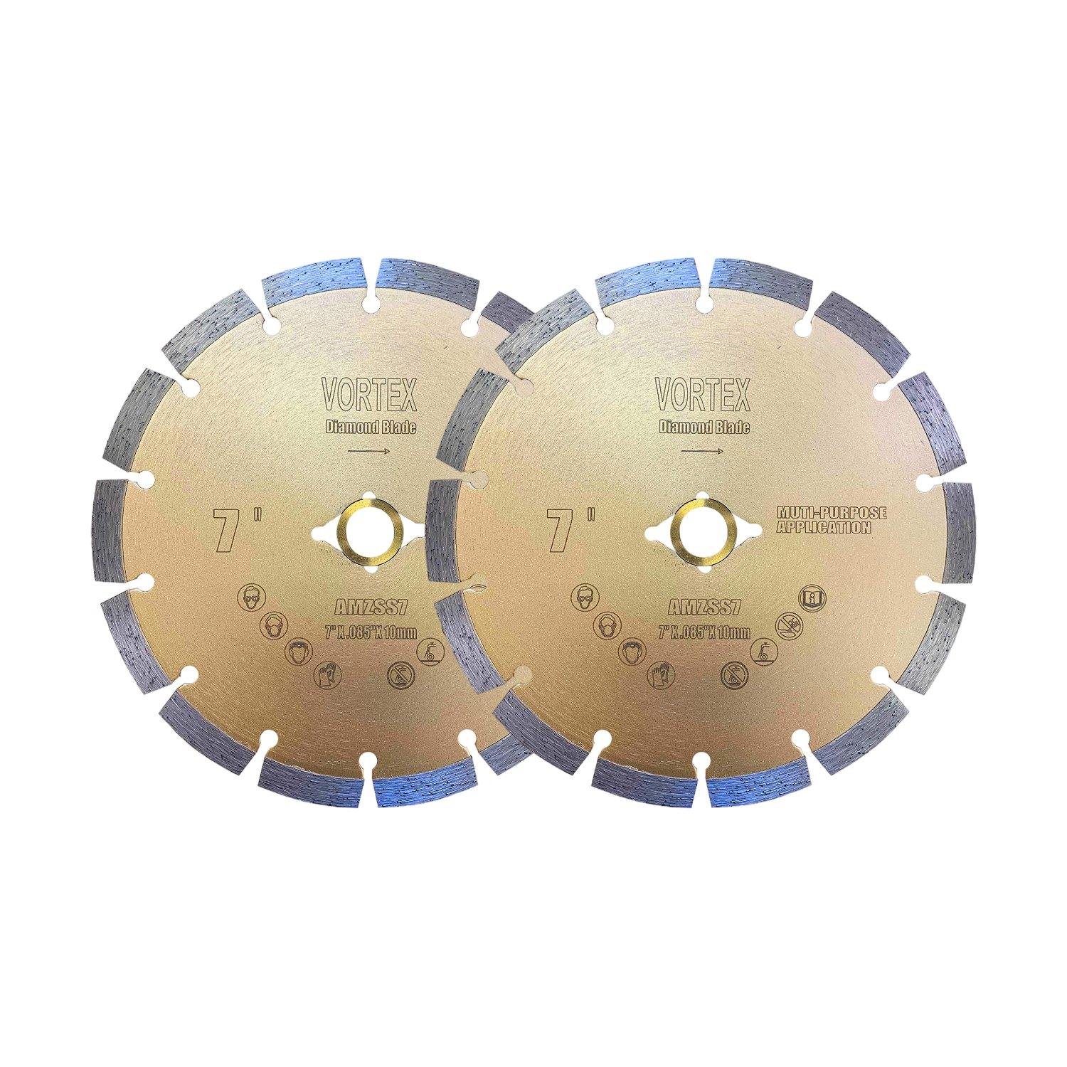 7 Inch Diamond Circular Saw Blades For Concrete Brick and Stone. - Vortex Diamond