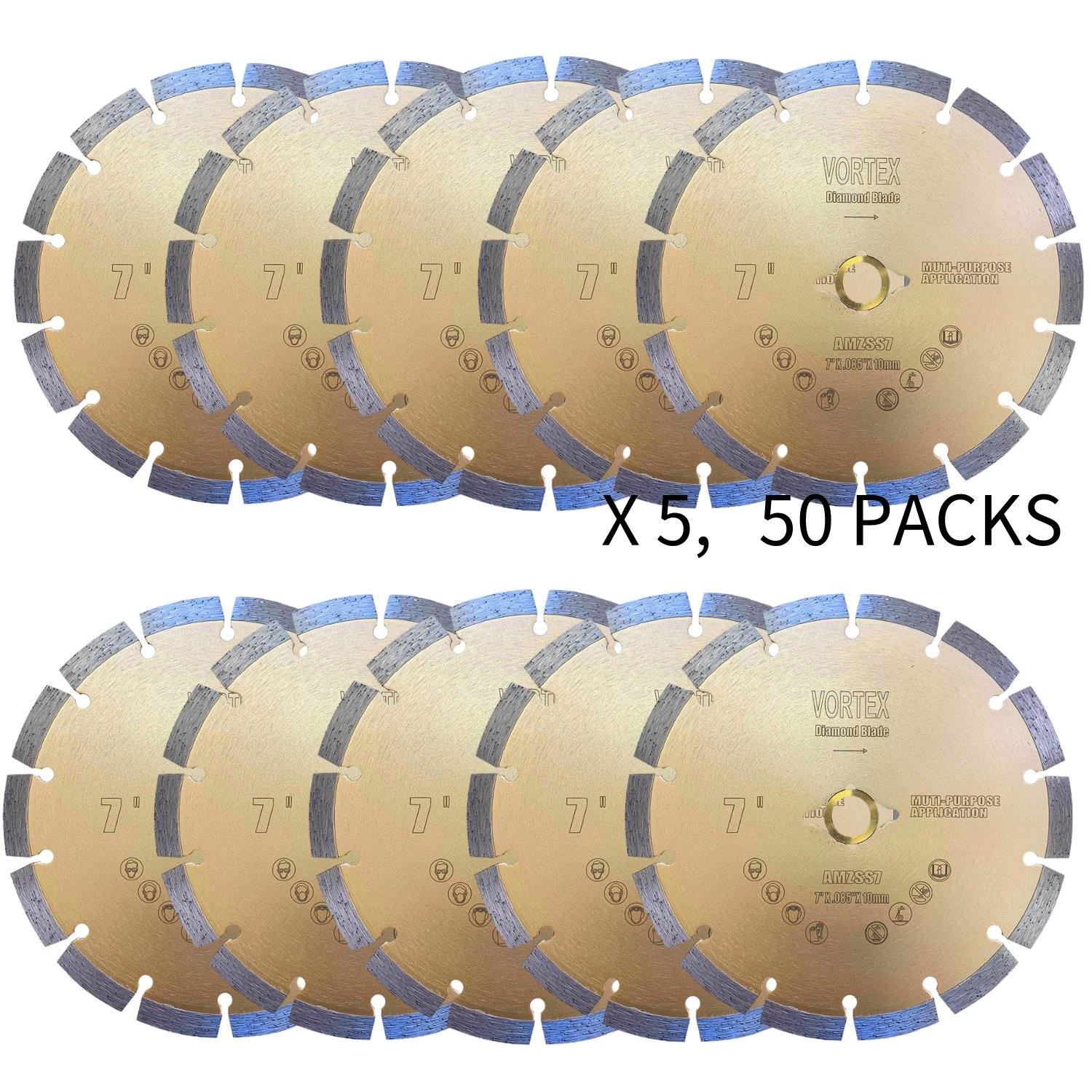 7 Inch Diamond Circular Saw Blades For Concrete Brick and Stone. - Vortex Diamond