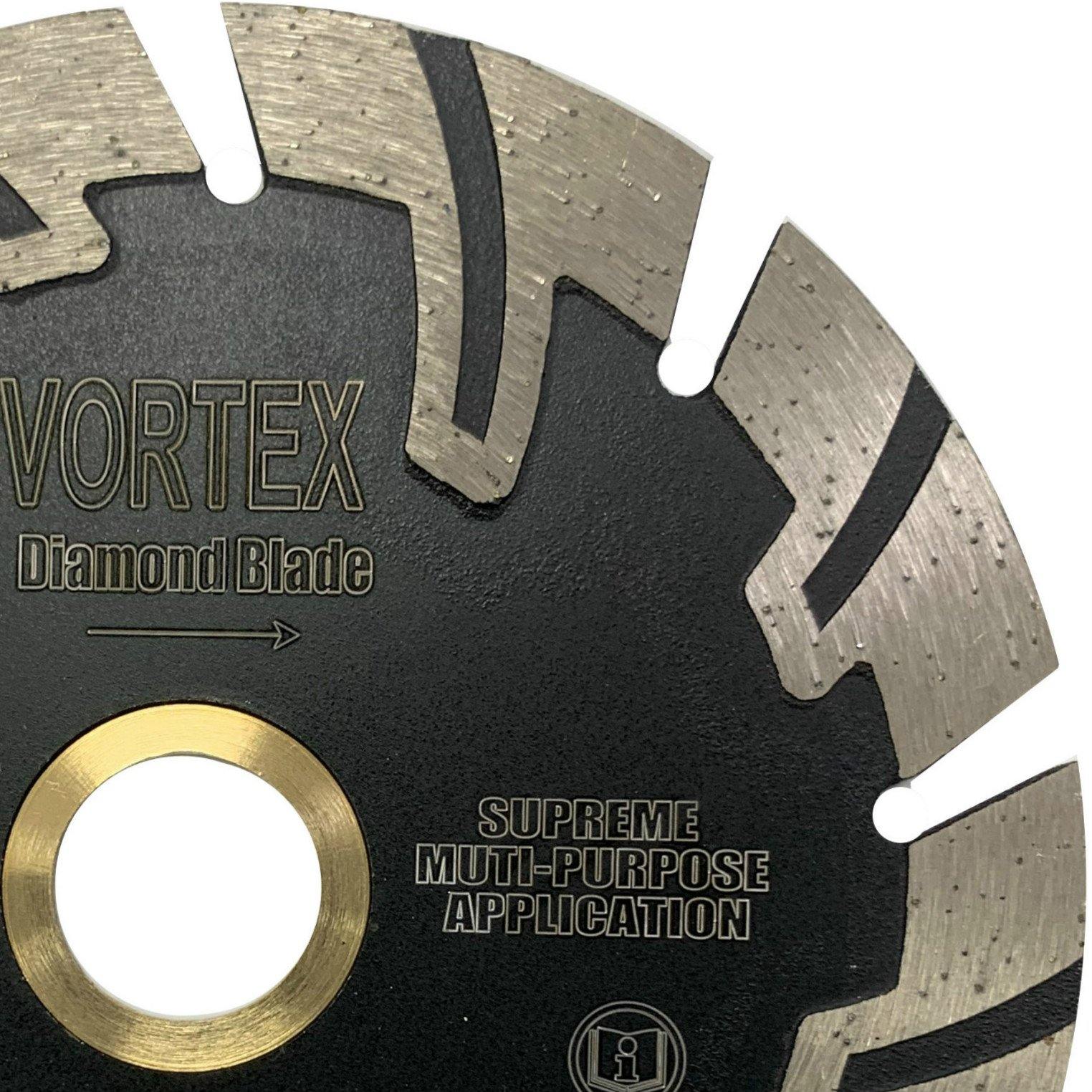 Supreme Quality Dry or Wet Cutting Saw T Segmented Diamond Blades (VPTS) for Granite Stone Concrete - Vortex Diamond