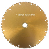 4-10 Inch Vacuum Brazed Diamond Blade For Metal and Plastic Cutting
