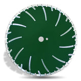 10 Inch Green Samurai Diamond Blade Abrasive Bond for Asphalt Green Concrete - Vortex Diamond