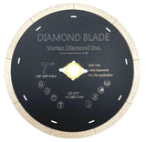 Vortex Diamond J-Slot Dry/Wet Diamond Blade for Porcelain, Ceramic Tile, Stone and Similar Materials