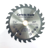 Carbide Tipped Wood Circular Saw Blades For Precision Cuts On Table Saw or Miter Saw - Vortex Diamond