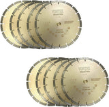 10 Diamond Blade Dry General Purpose On Meter Saw Bulk Package