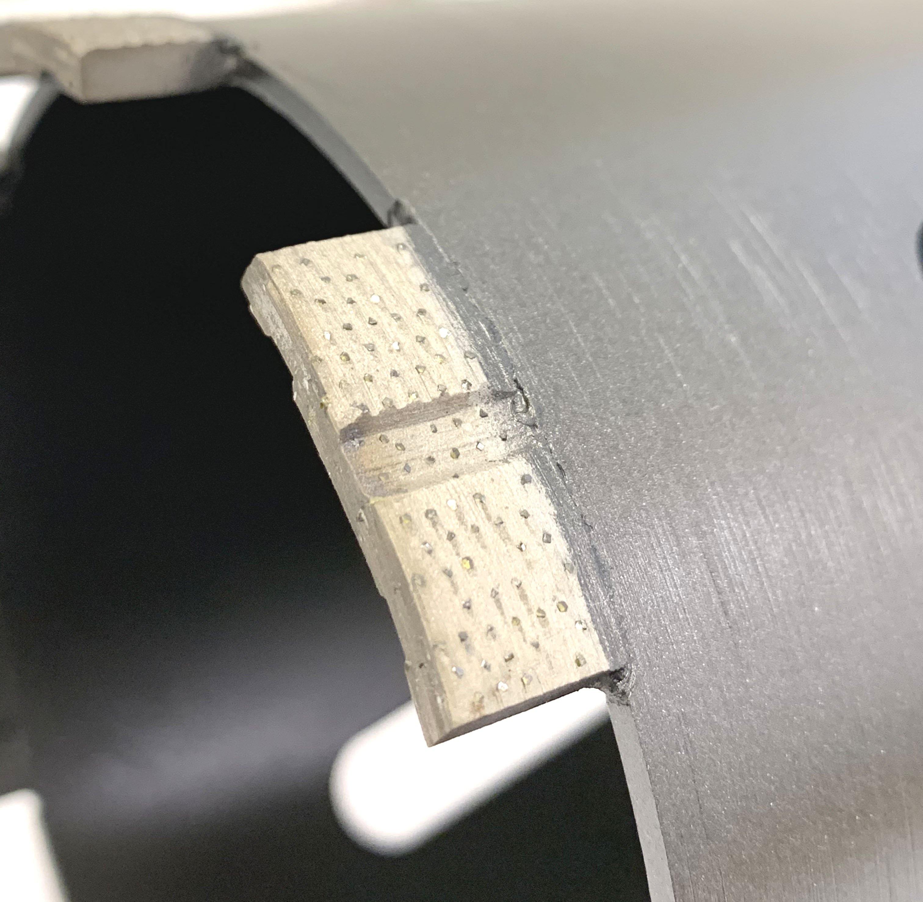 WPDB Dry Drill Core Bits with Diamond Aligned Segment for Brick Concrete Masonry 5/8"-11 Threaded - Vortex Diamond