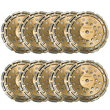 Bulk Package 7 Inch Concrete Diamond Grinding Cup Wheel Collection - Vortex Diamond
