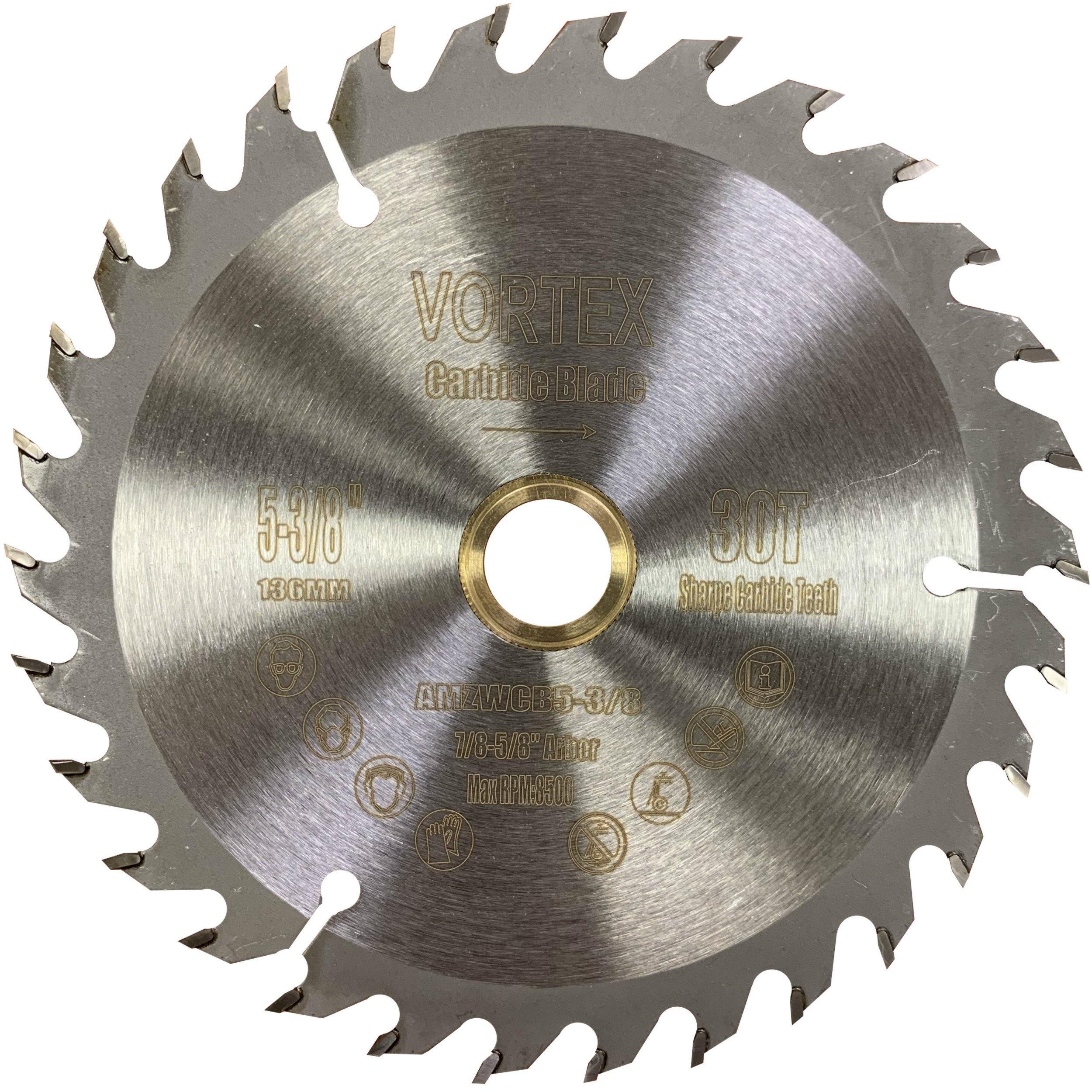 Carbide Tipped Wood Circular Saw Blades For Precision Cuts On Table Saw or Miter Saw - Vortex Diamond