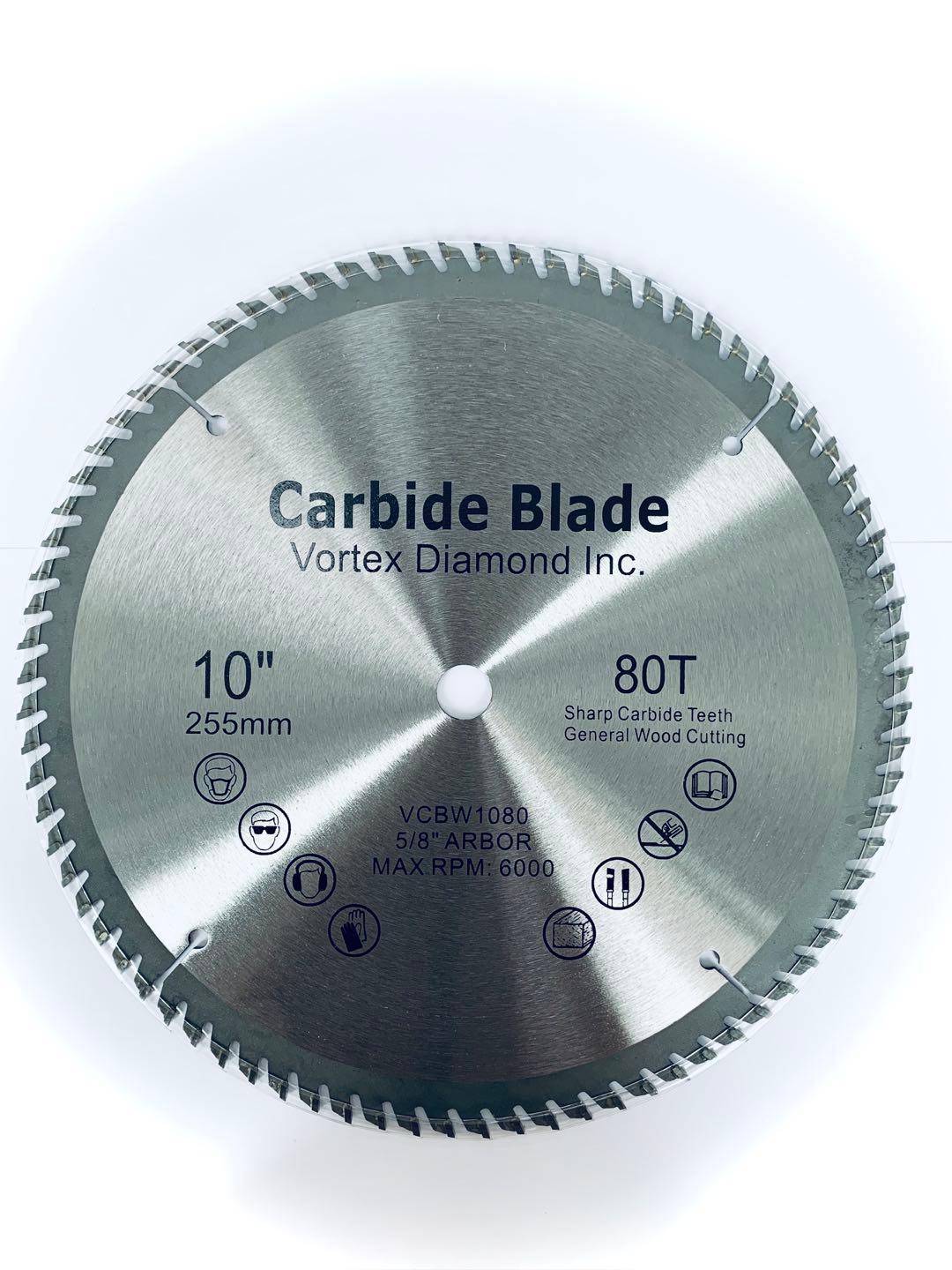 Carbide Tipped Wood Circular Saw Blades For Precision Cuts On Table Saw or Miter Saw - Vortex Diamond