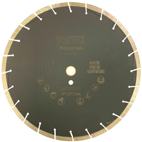 Diamond Saw Blades With Under Cut Protection Segments for Asphalt and Abrasive Materials(VSPA) - Vortex Diamond