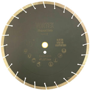 Diamond Saw Blades With Under Cut Protection Segments for Asphalt and Abrasive Materials(VSPA) - Vortex Diamond