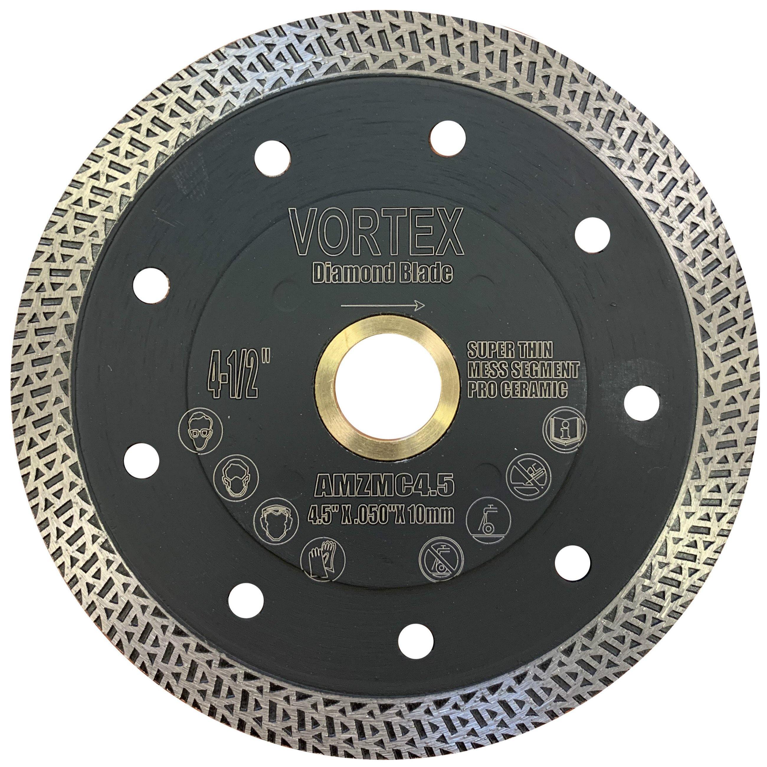 Premium Ultra Thin Mess Turbo Rim Ceramic Diamond Blade - Vortex Diamond