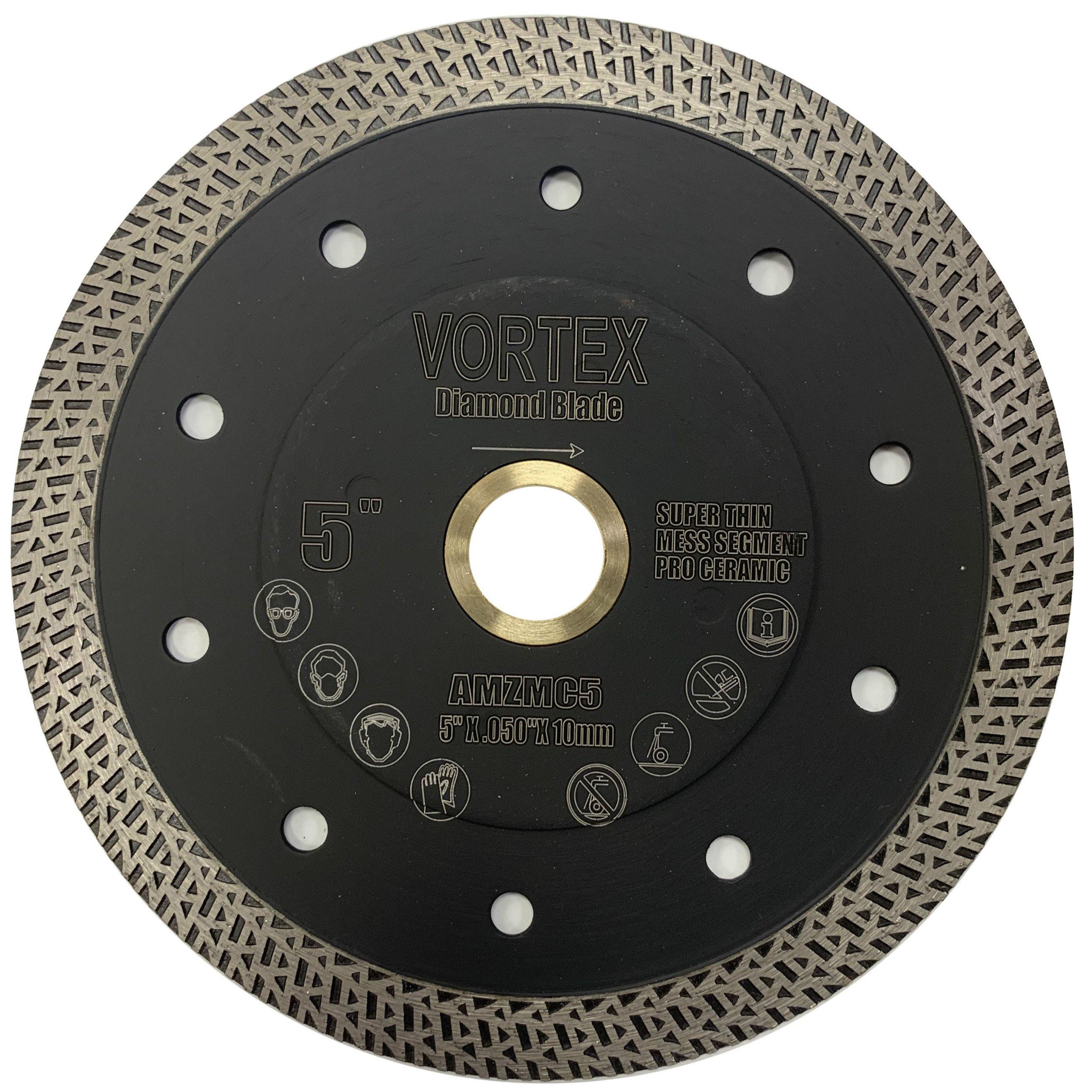 Premium Ultra Thin Mess Turbo Rim Ceramic Diamond Blade - Vortex Diamond