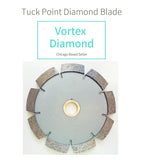 Tuck Point Saw Blade for Mortar and Concrete Routing and Cleaning - Vortex Diamond