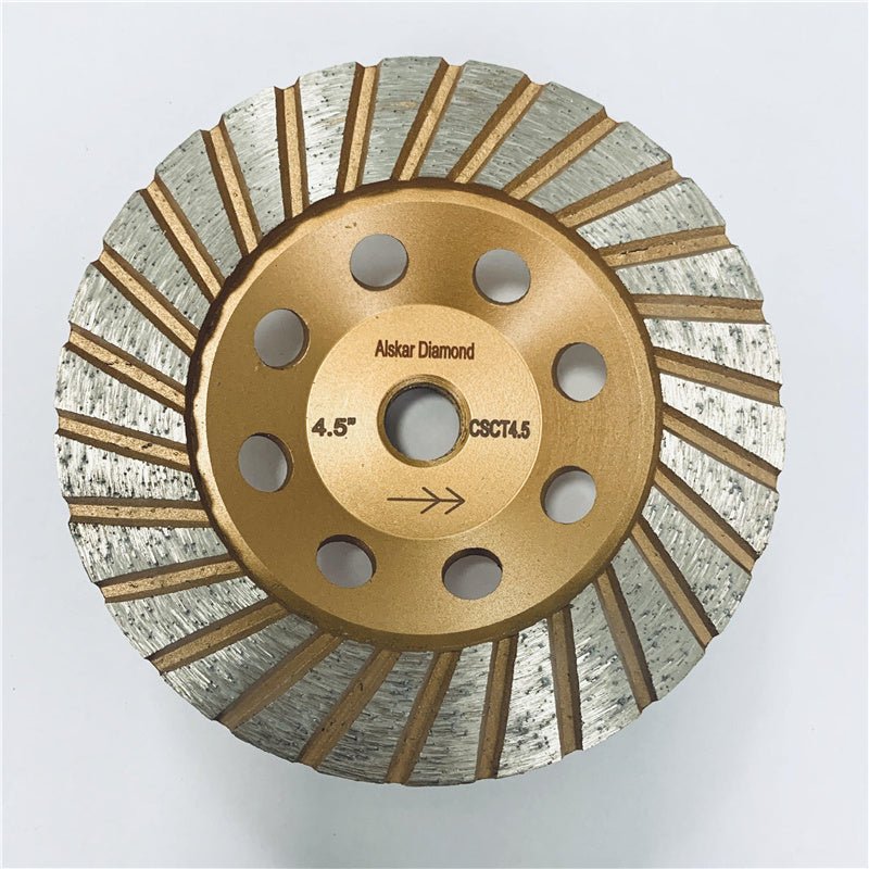 Turbo Diamond Cup Wheel High Diamond Concentration For Aggressive Material Removal - Vortex Diamond