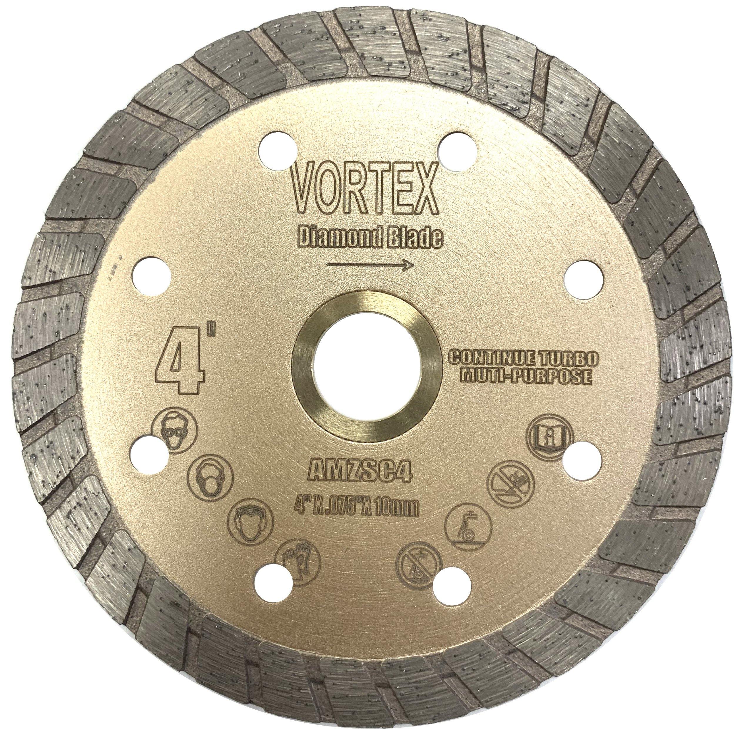 Vortex Diamond 4–10" Continuous Turbo Sintered General Purpose Blade - Vortex Diamond
