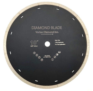 Vortex Diamond J - Slot Dry/Wet Diamond Blade for Porcelain, Ceramic Tile, Stone and Similar Materials - Vortex Diamond