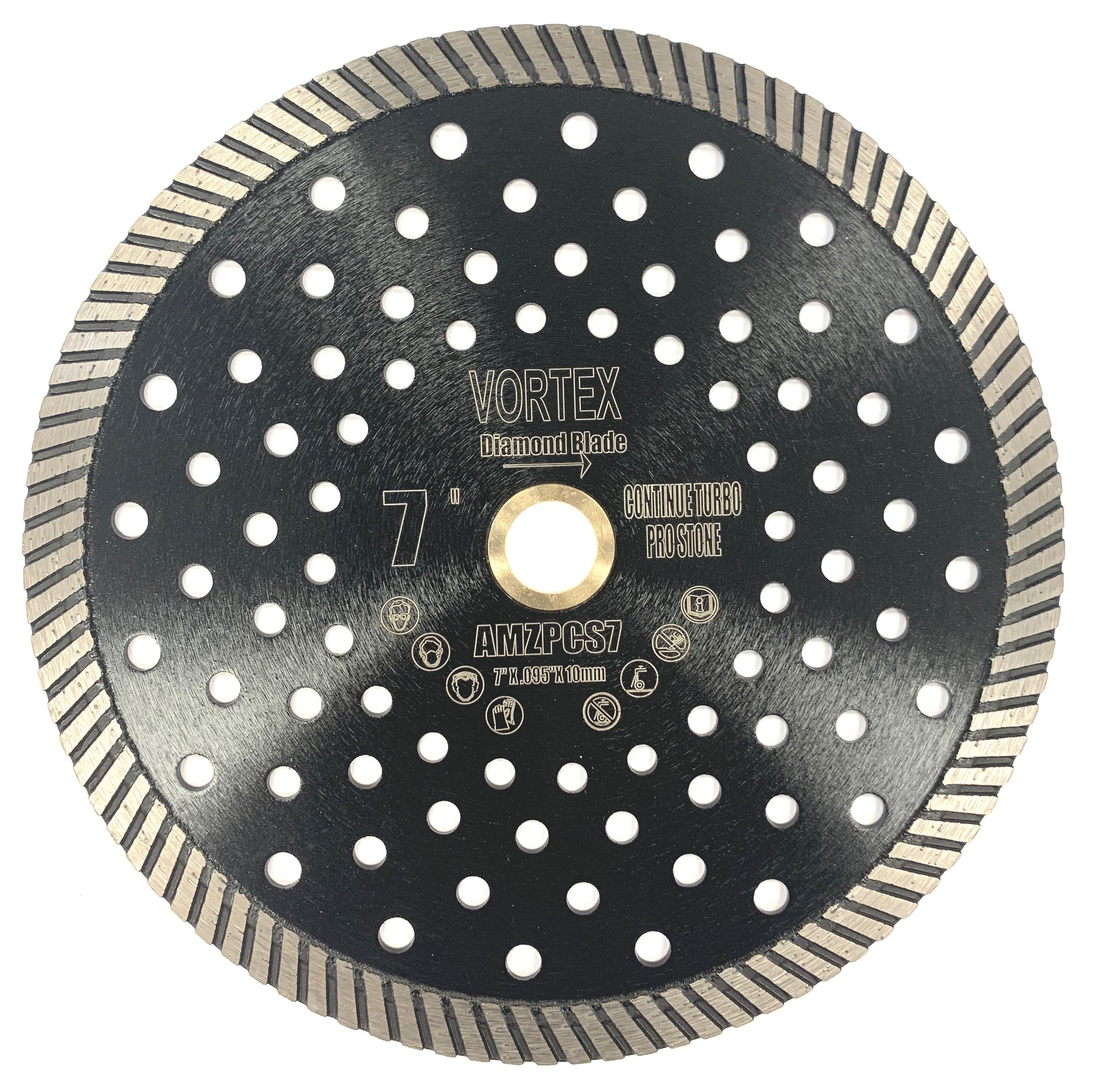 VORTEX DIAMOND VPCS Premium Turbo Continuous Rim Diamond Blades for Stone Granite Marble - Vortex Diamond