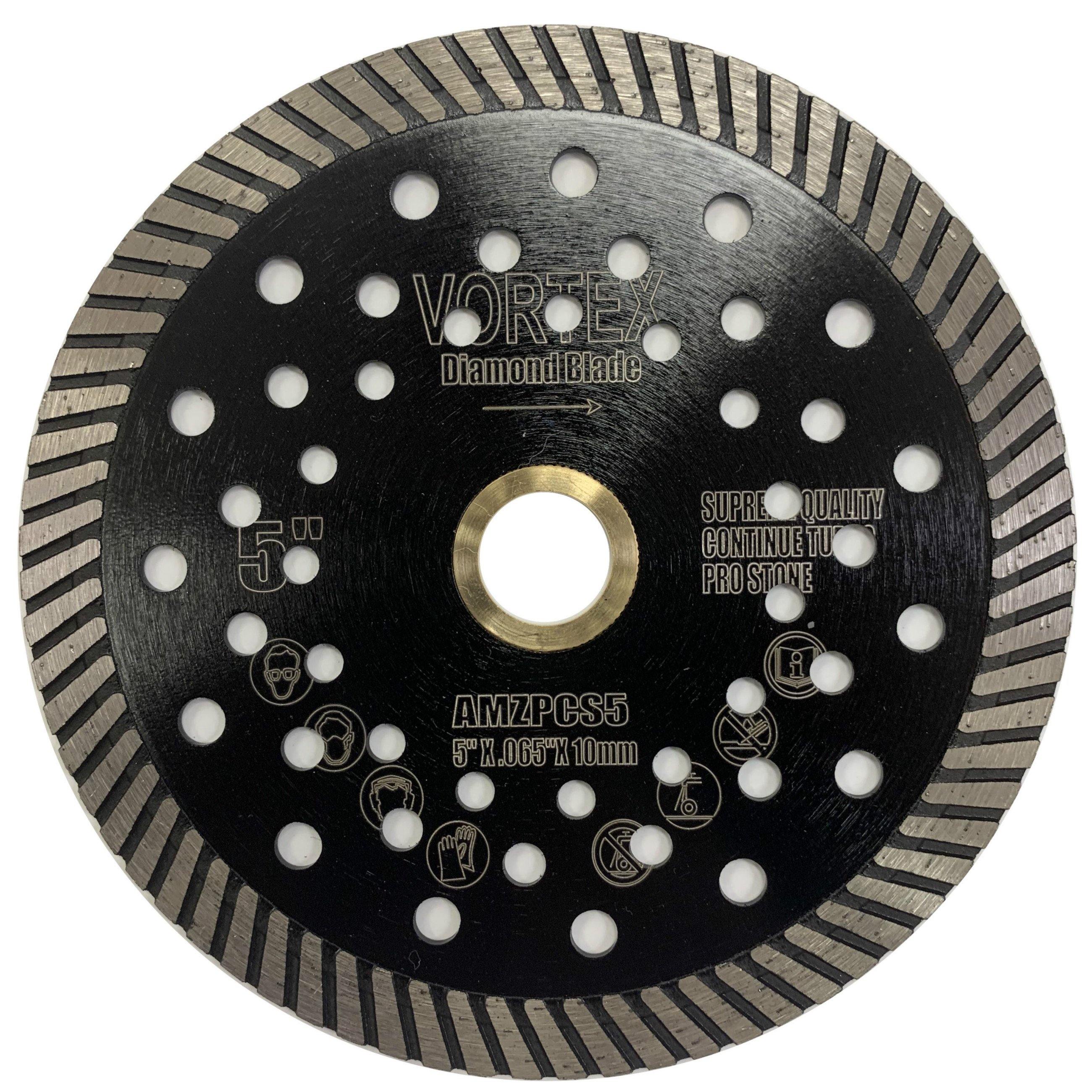 VORTEX DIAMOND VPCS Premium Turbo Continuous Rim Diamond Blades for Stone Granite Marble - Vortex Diamond