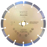 Vortex Diamond VSS Dry or Wet Cutting Segmented Diamond Saw Blades for Concrete Stone Brick Masonry - Vortex Diamond