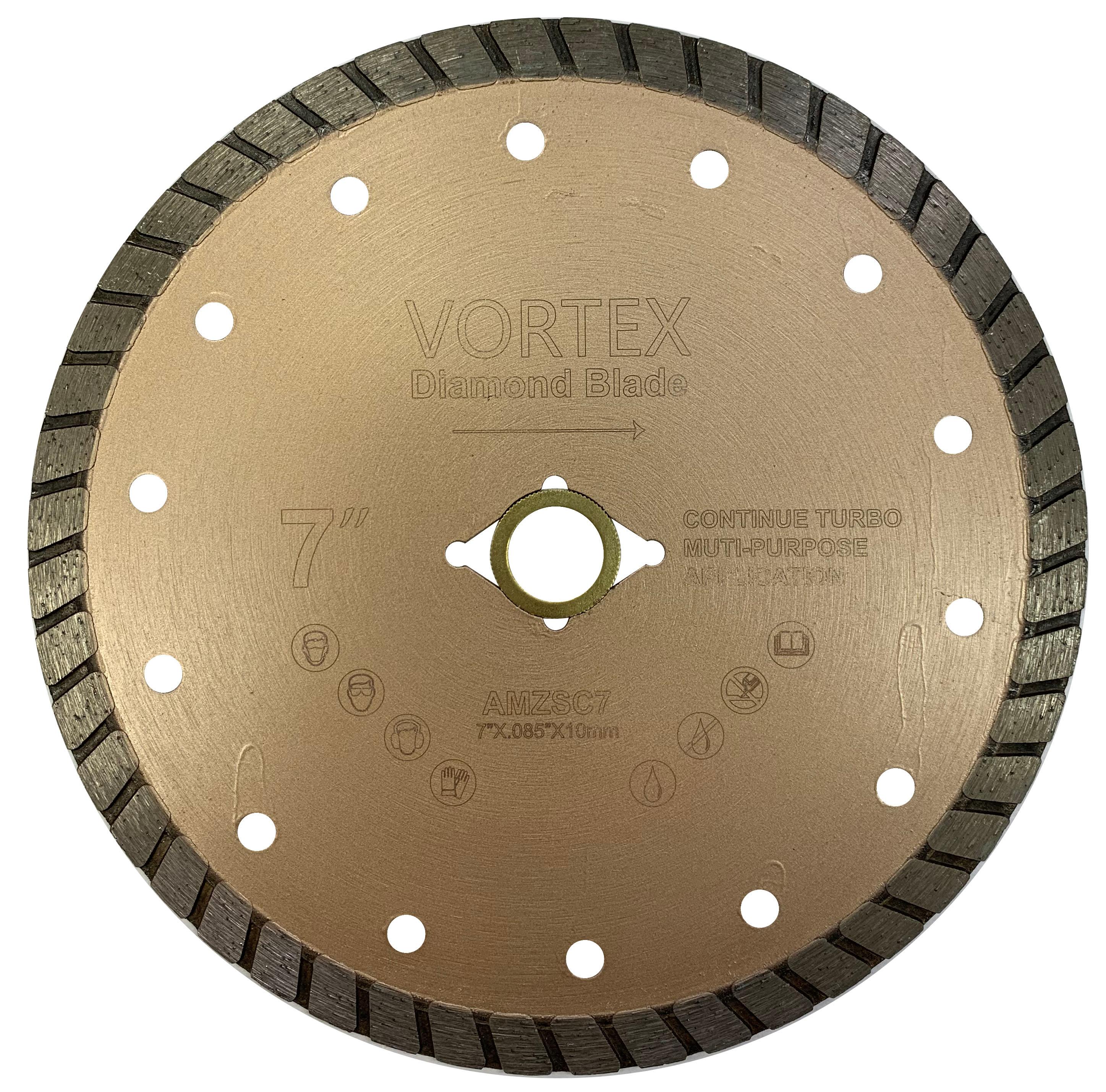 Vortex Diamond VSS Dry or Wet Cutting Segmented Diamond Saw Blades for Concrete Stone Brick Masonry - Vortex Diamond