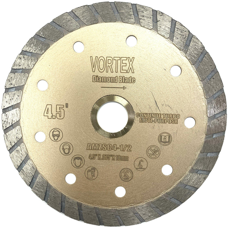Vortex Diamond VSS Dry or Wet Cutting Segmented Diamond Saw Blades for Concrete Stone Brick Masonry - Vortex Diamond