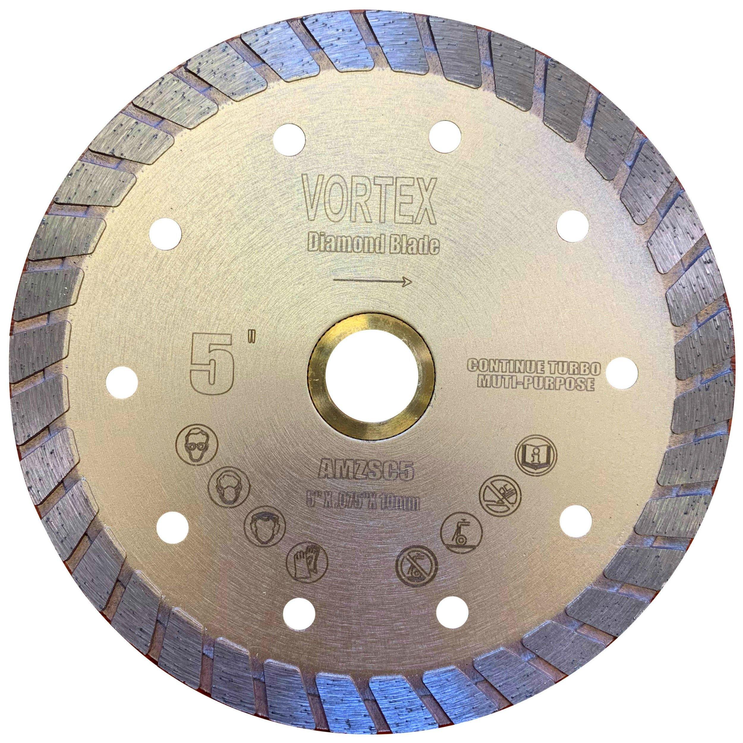 Vortex Diamond VSS Dry or Wet Cutting Segmented Diamond Saw Blades for Concrete Stone Brick Masonry - Vortex Diamond