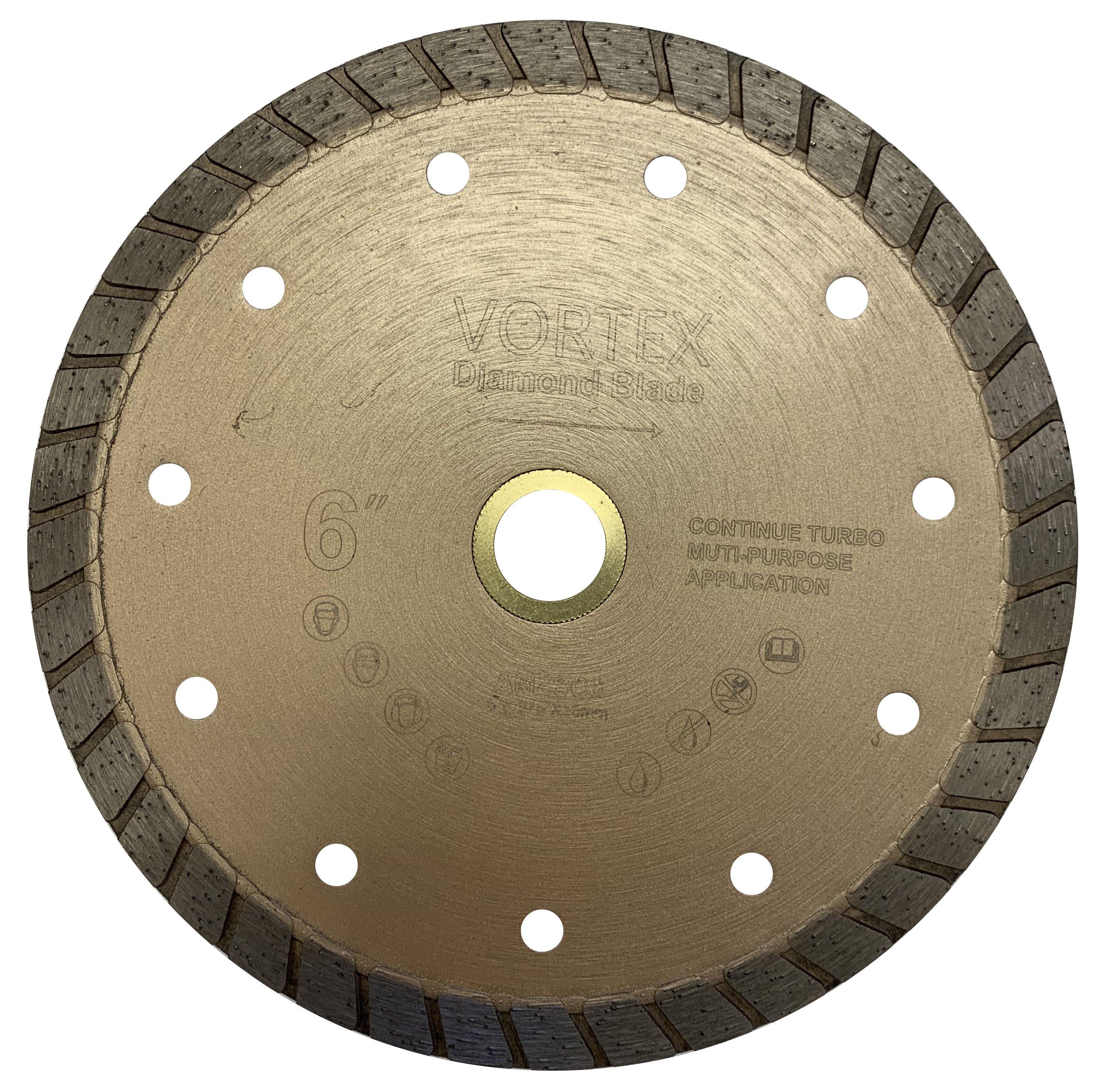 Vortex Diamond VSS Dry or Wet Cutting Segmented Diamond Saw Blades for Concrete Stone Brick Masonry - Vortex Diamond