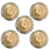 Bulk Package 7 Inch Concrete Diamond Grinding Cup Wheel Collection