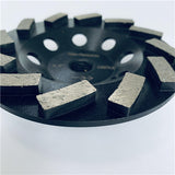 Wet or Dry Use Spiral Turbo Diamond Cup Wheel for Concrete, Mortar and Masonry Grinding