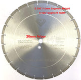 Stihl 14 Inch Diamond Blade Concrete Saw Blade with Direct 20mm Arbor Bolt