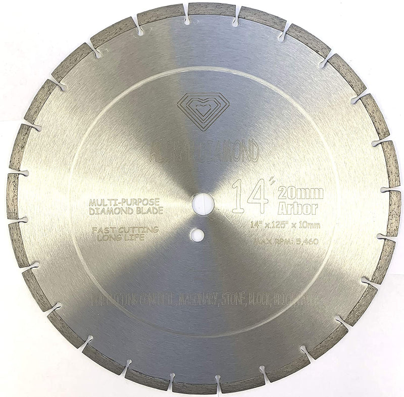 Stihl 14 Inch Diamond Blade Concrete Saw Blade with Direct 20mm Arbor Bolt