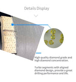 WPDB Dry Drill Core Bits with Diamond Aligned Segment for Brick Concrete Masonry - Vortex Diamond
