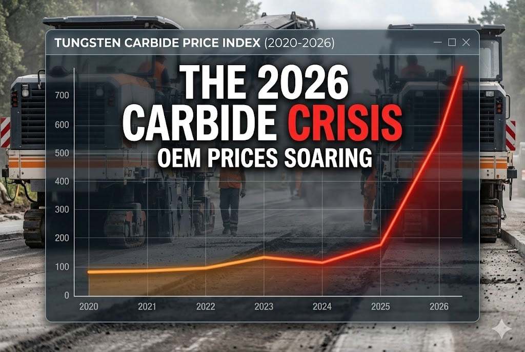 Surviving the 2026 Carbide Price Surge: How to Cut Costs on Road Milling Teeth