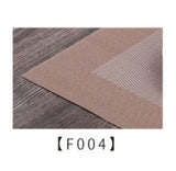 Placemats Set of 4. High end European style PVC dining mat - Vortex Diamond