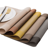 Placemats Set of 4. High end European style PVC dining mat - Vortex Diamond