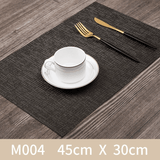 Placemats Set of 4.PVC Hemp - like Placemat - Vortex Diamond