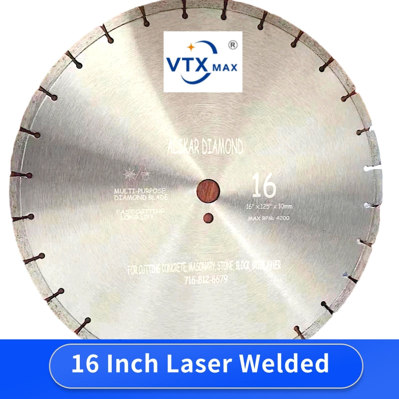 Laser Welded General Purpose Diamond Blades for Concrete Brick Masonry  (WSGS)