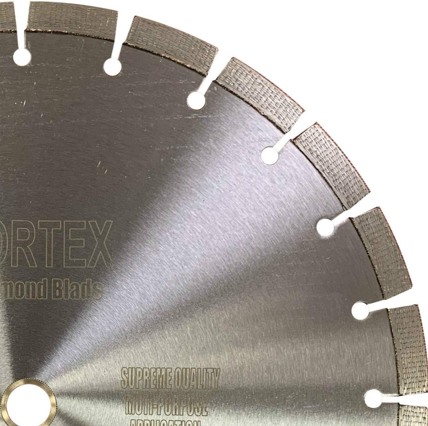 Supreme Quality Dry or Wet Cutting Arix Segmented Diamond Blades (WTSX) for Masonry Brick/Block Pavers Concrete - Vortex Diamond