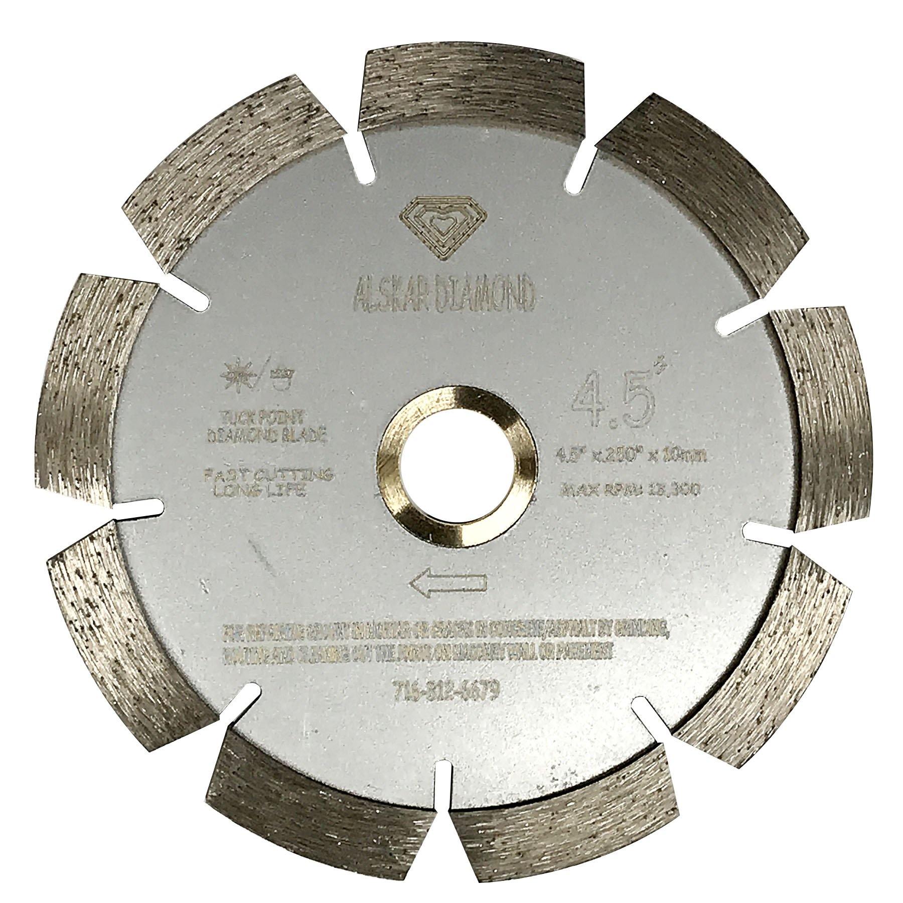 .250" Segments Tuck Point Saw Blade Standard Quality for Mortar and Concrete Routing and Cleaning - Vortex Diamond